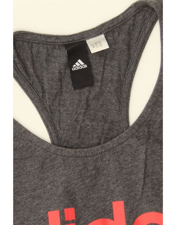 Adidas ženski top s grafičkim motivima UK 8 Small Grey Flected