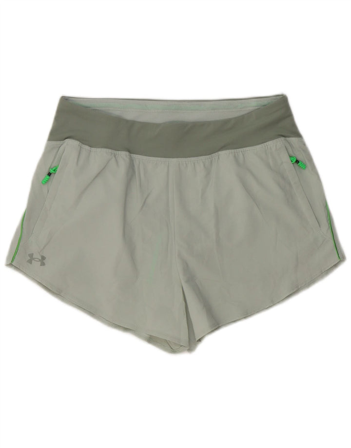 Under Armour ženske sportske kratke hlače UK 14 veliki sivi poliester u boji