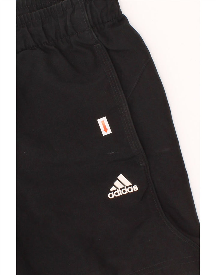 ADIDAS Boys Climalite Sport Shorts 13-14 Years Black Polyester Vintage Adidas and Second-Hand Adidas from Messina Hembry 