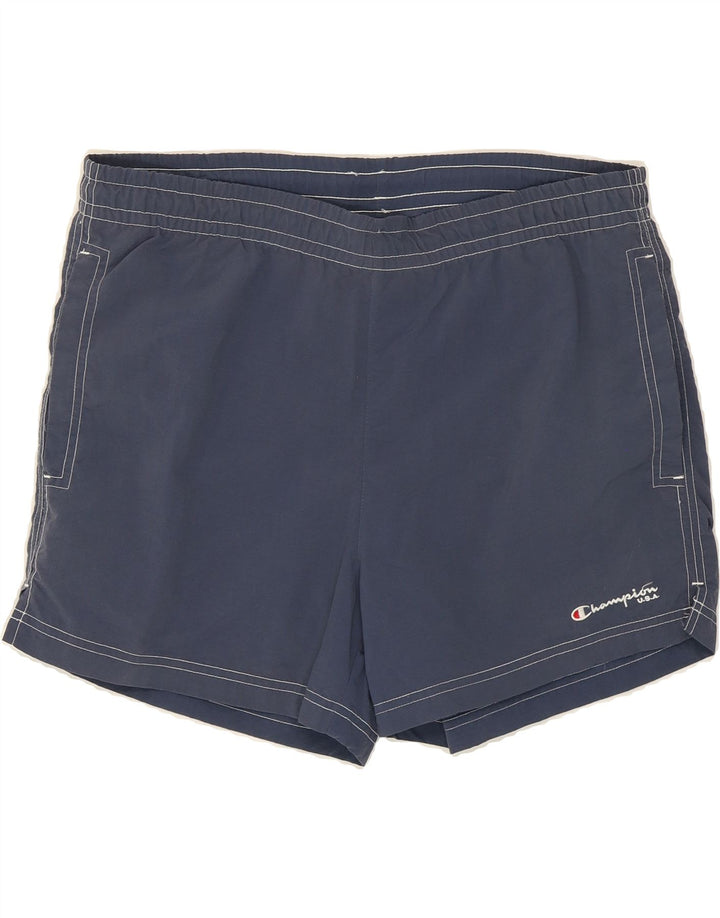 CHAMPION Mens Swimming Shorts Small  Navy Blue Polyamide Vintage Champion and Second-Hand Champion from Messina Hembry 