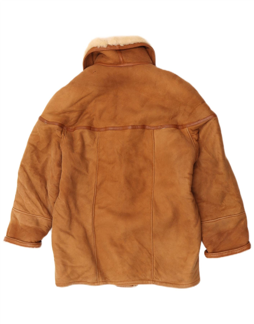 Vintage ženska jakna od šišmiša IT 42 Srednje bež ovčica