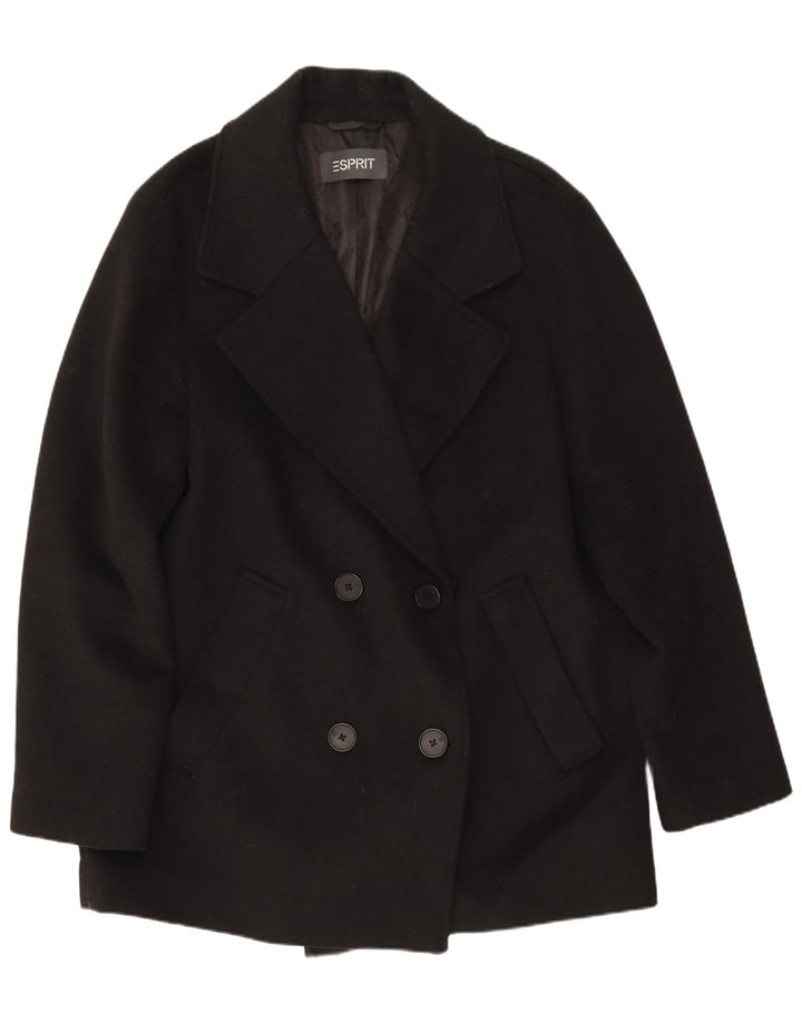 Esprit ženski dvoredni blejzer jakna UK 16 Large Black