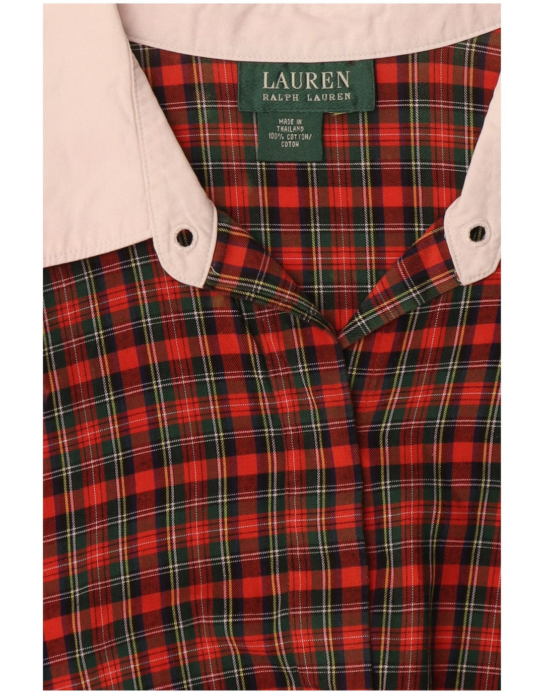 RALPH LAUREN Ženska košulja bluza UK 18 XL crveni karirani