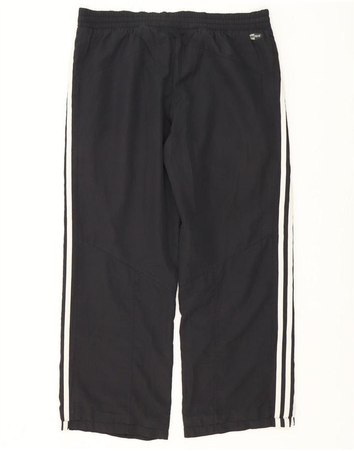 Adidas ženske trenirke otporne na klimatske uvjete UK 12 Srednje crni poliester
