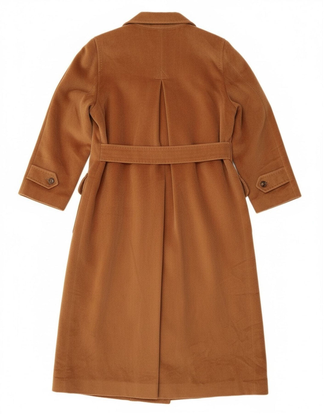 Piacenza ženski kaput s dvostrukim kopčanjem UK 14 velika smeđa vuna