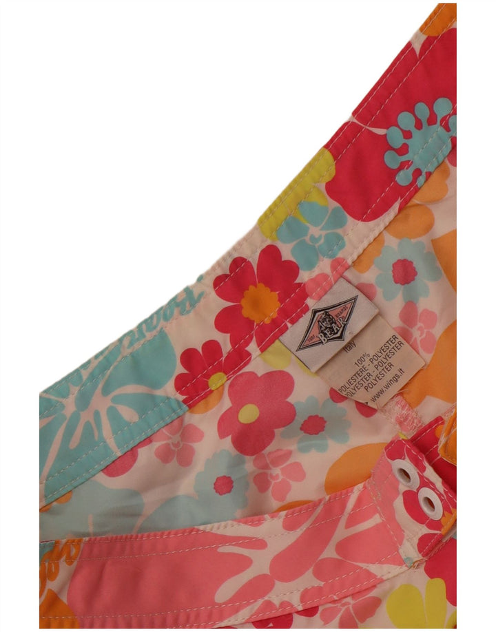 Ženske kratke kupaće hlače Bear UK 14 Veliki raznobojni cvjetni poliester