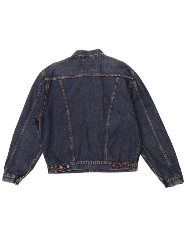 WRANGLER muška traper jakna UK 40 Large tamnoplavi pamuk