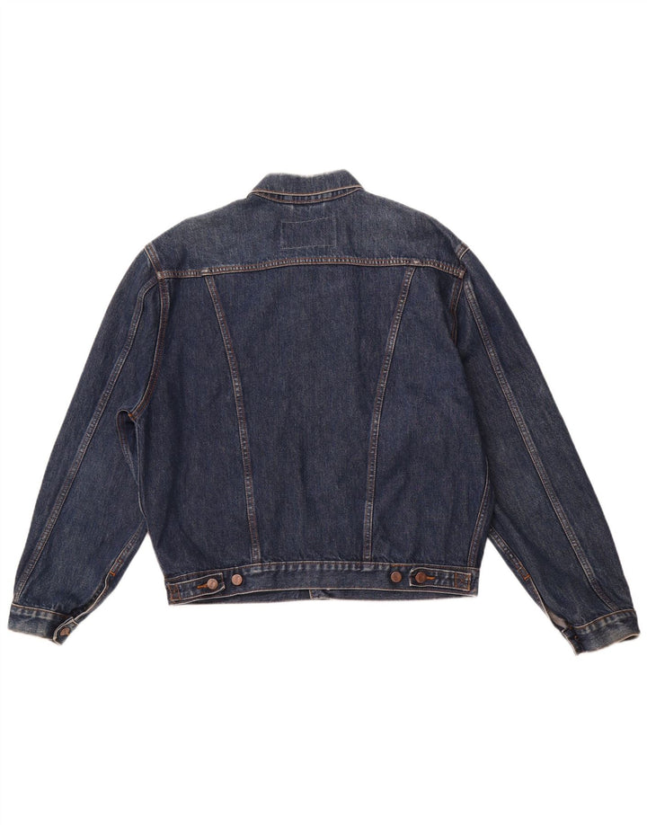 WRANGLER muška traper jakna UK 40 Large tamnoplavi pamuk