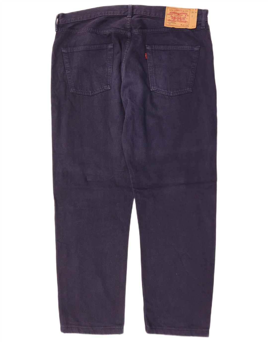 Levi's muške 501 ravne traperice W40 L28 tamnoplave