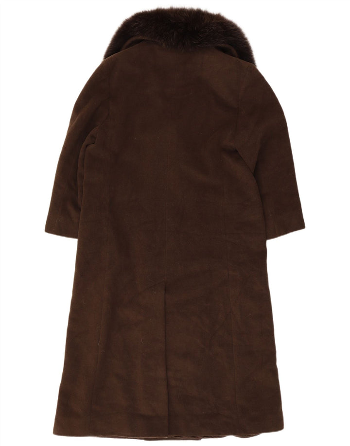 Preveliki ženski kaput Marella UK 10 Small Brown Virgin Wool