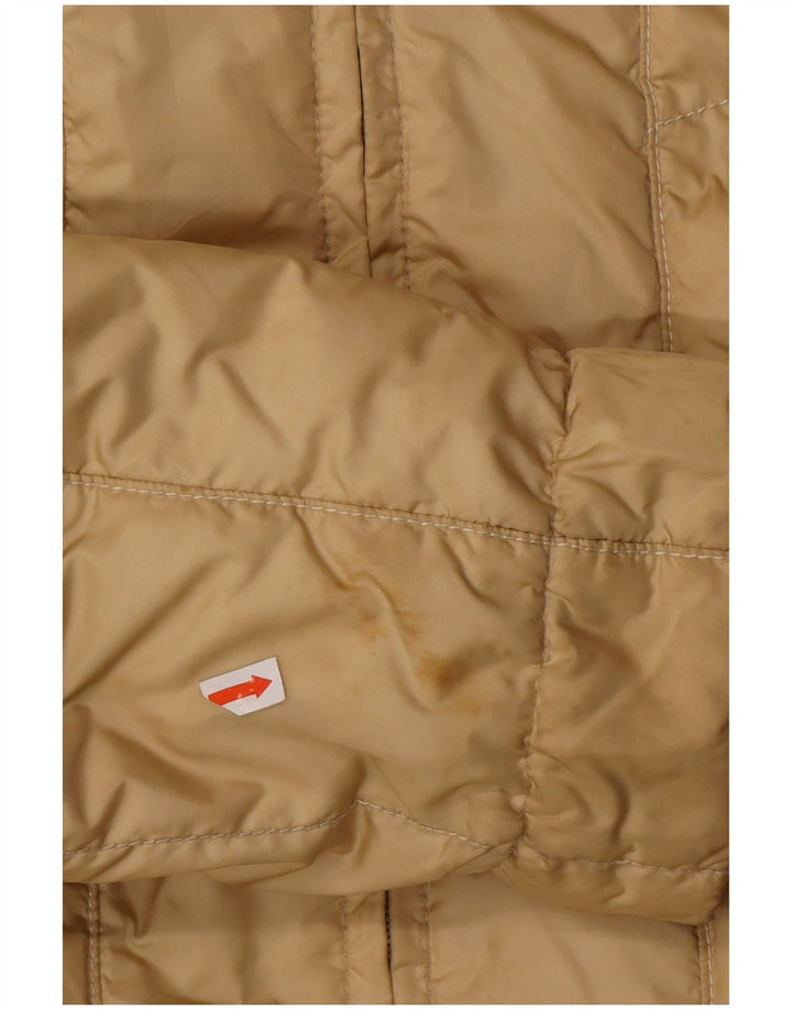 FAY Womens Padded Coat UK 14 Medium Beige Polyamide