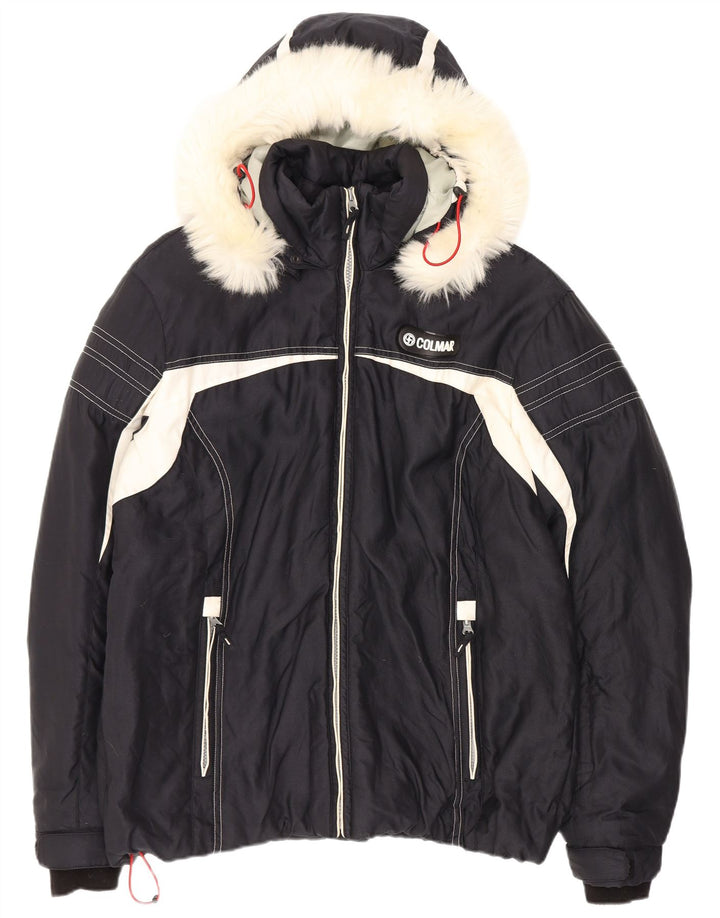 Colmar muška skijaška jakna s kapuljačom IT 46 Small Black Colourblock