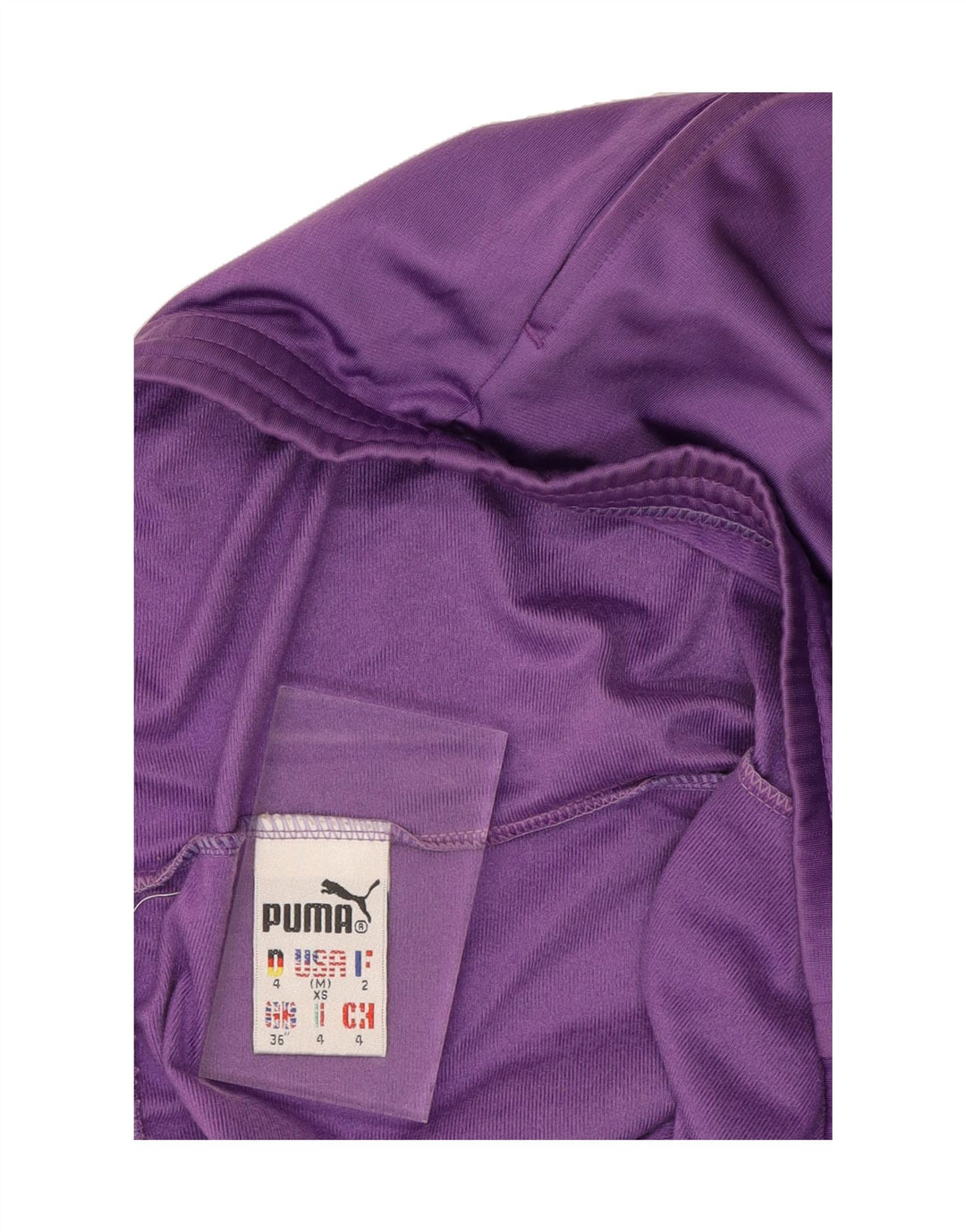 PUMA Mens Crop Tracksuit Trousers Large Purple Polyester Vintage Puma and Second-Hand Puma from Messina Hembry 