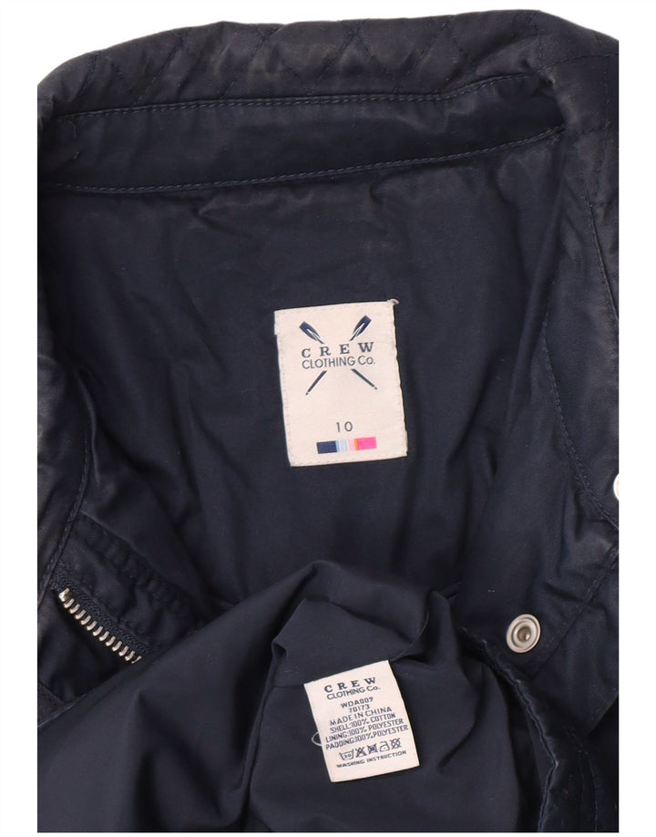 Crew Clothing Ženska prošivena jakna regularnog kroja UK 10 Mala tamnoplava