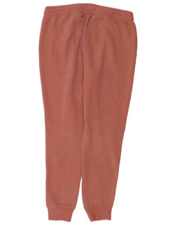 Superdry Womens Tracksuit Trousers Joggers UK 16 Large Pink Cotton