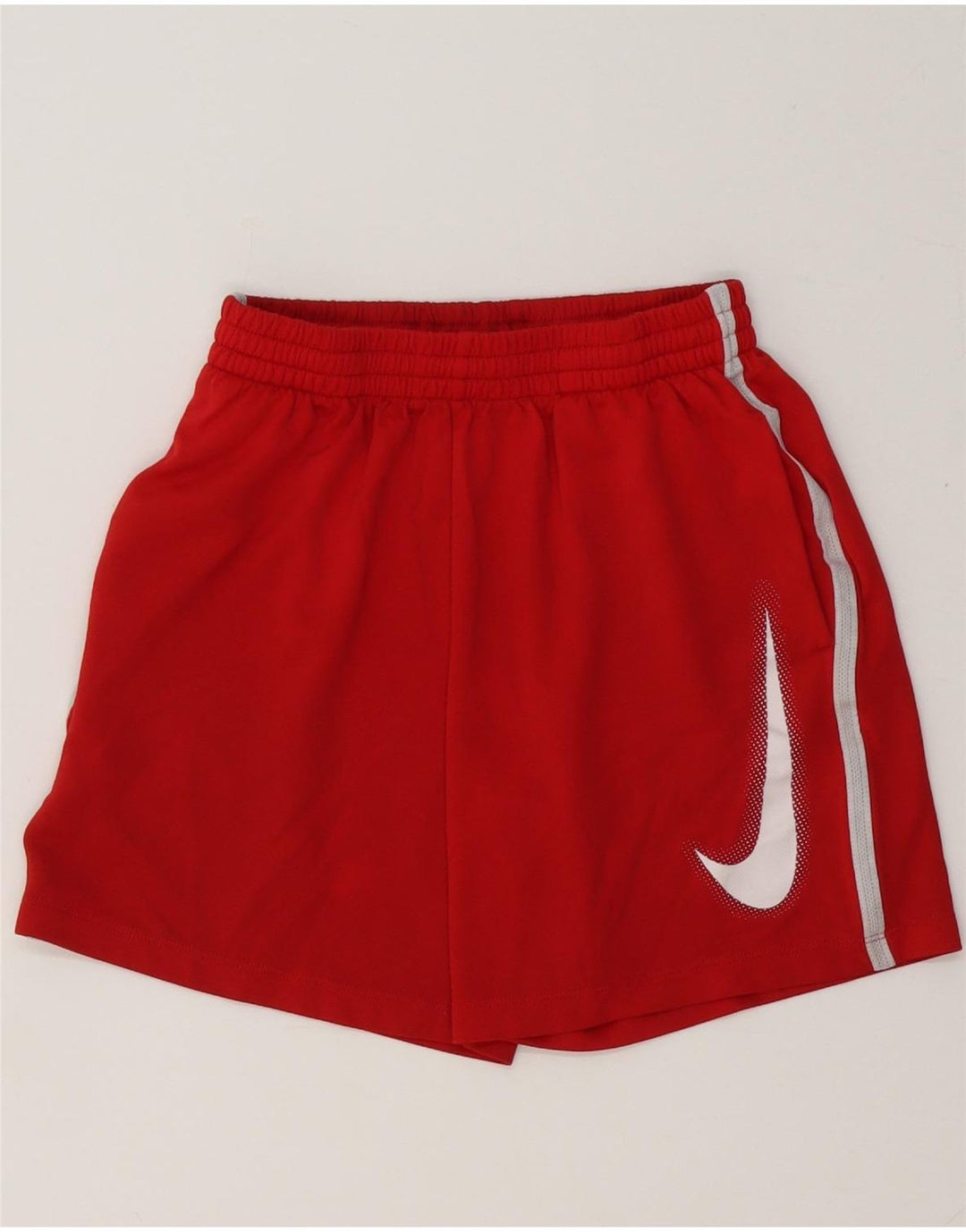 Nike Boys Dri Fit Graphic Sport Shorts 10-11 Years Medium Red Poliester