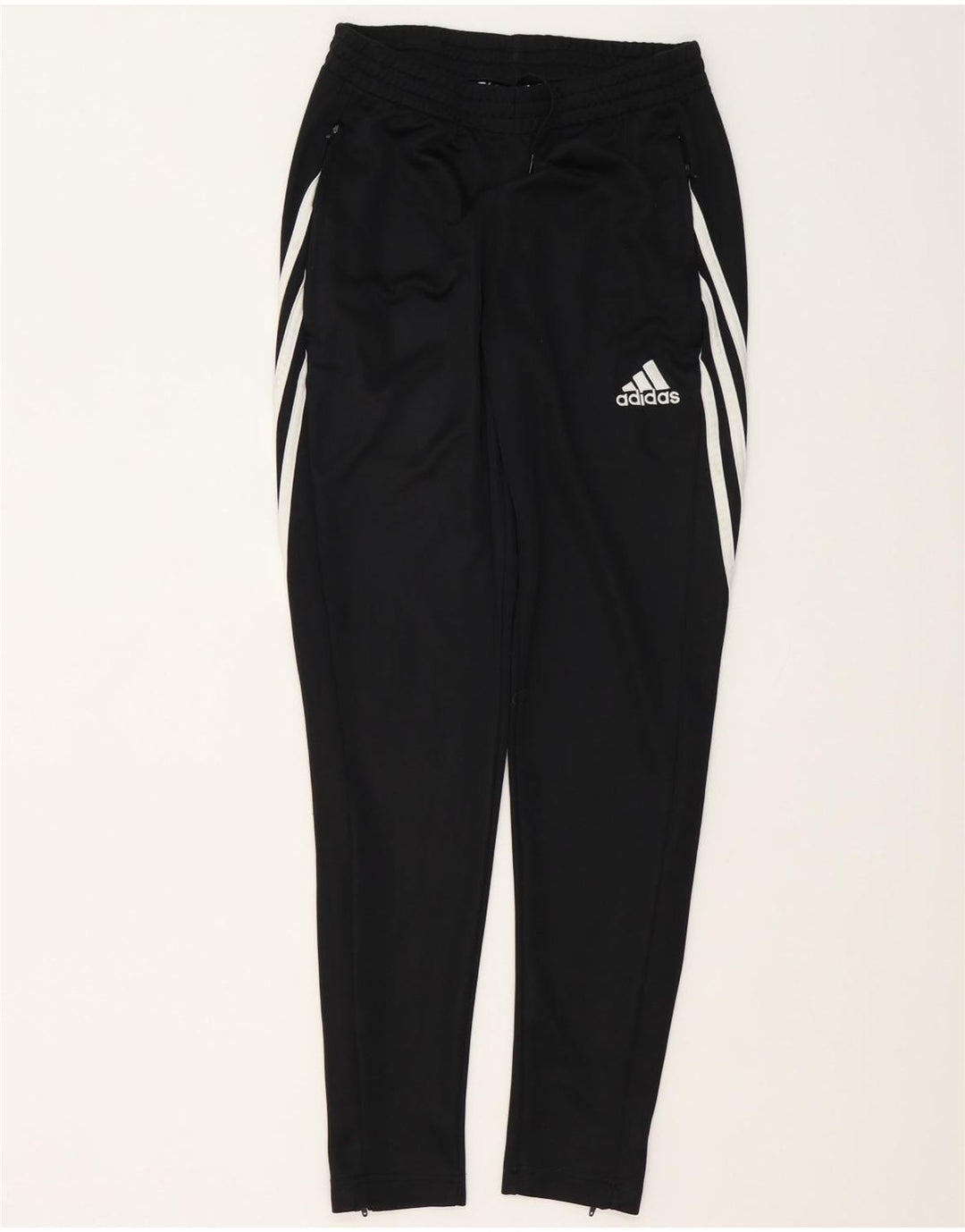 Adidas muške trenirke Climalite male crne poliesterske hlače