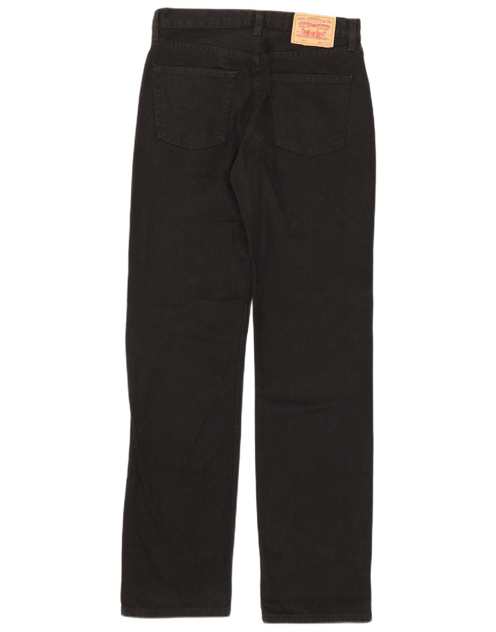 Levi's muške 751 ravne traperice W31 L34 crni pamuk