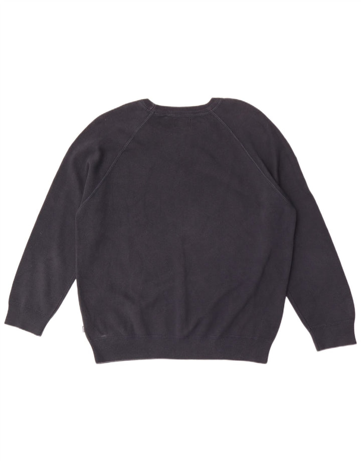Superdry muški džemper 2XL tamnoplavi pamuk