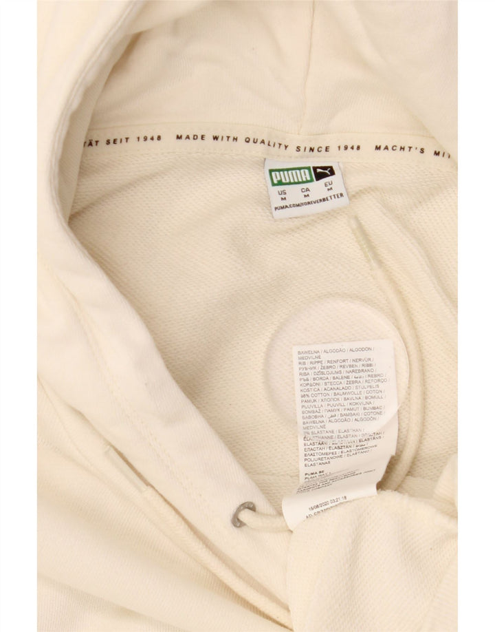 PUMA Ženska velika majica s kapuljačom UK 14 Srednje bijeli pamuk