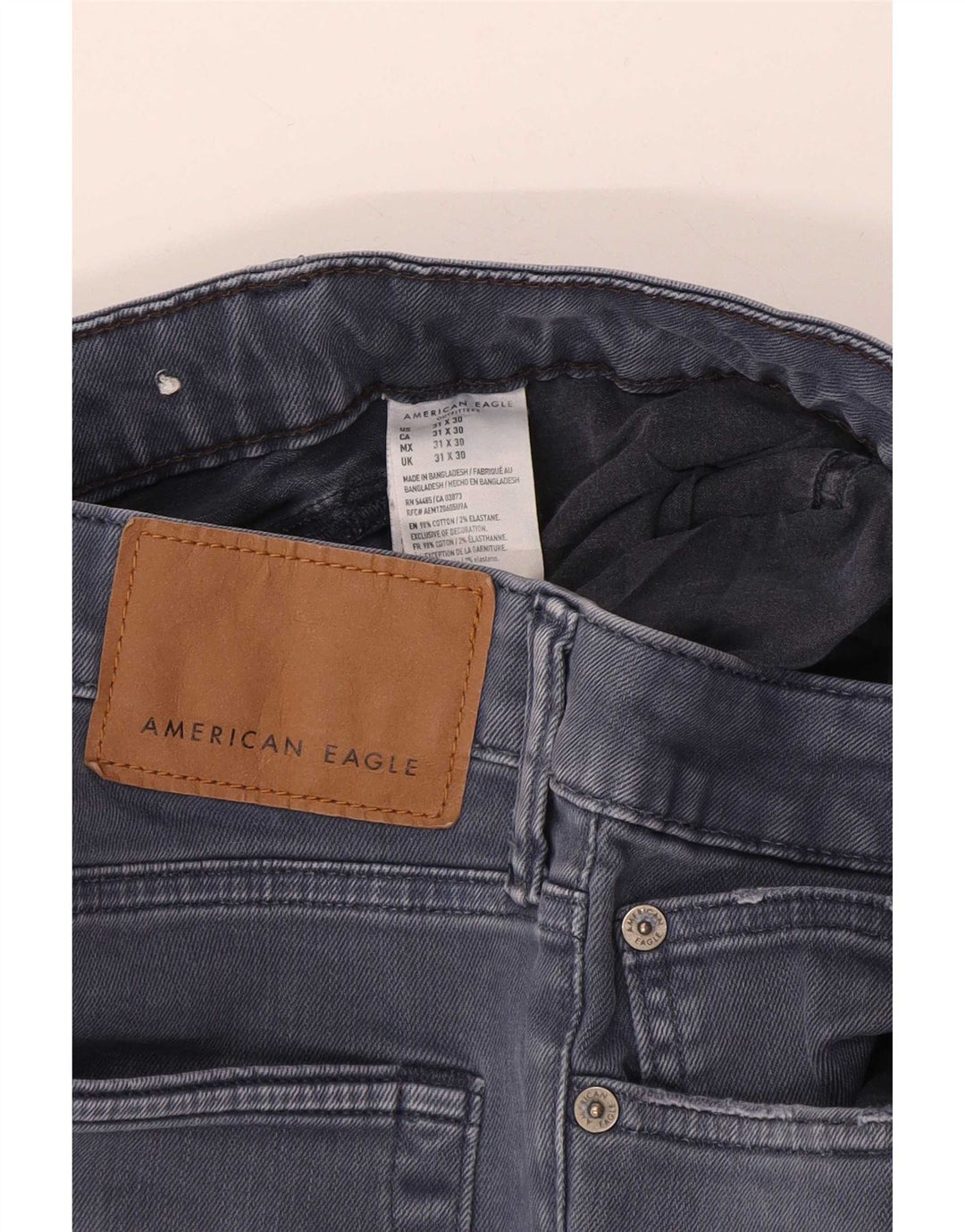 Muške uske traperice American Eagle W31 L30 plavi pamuk