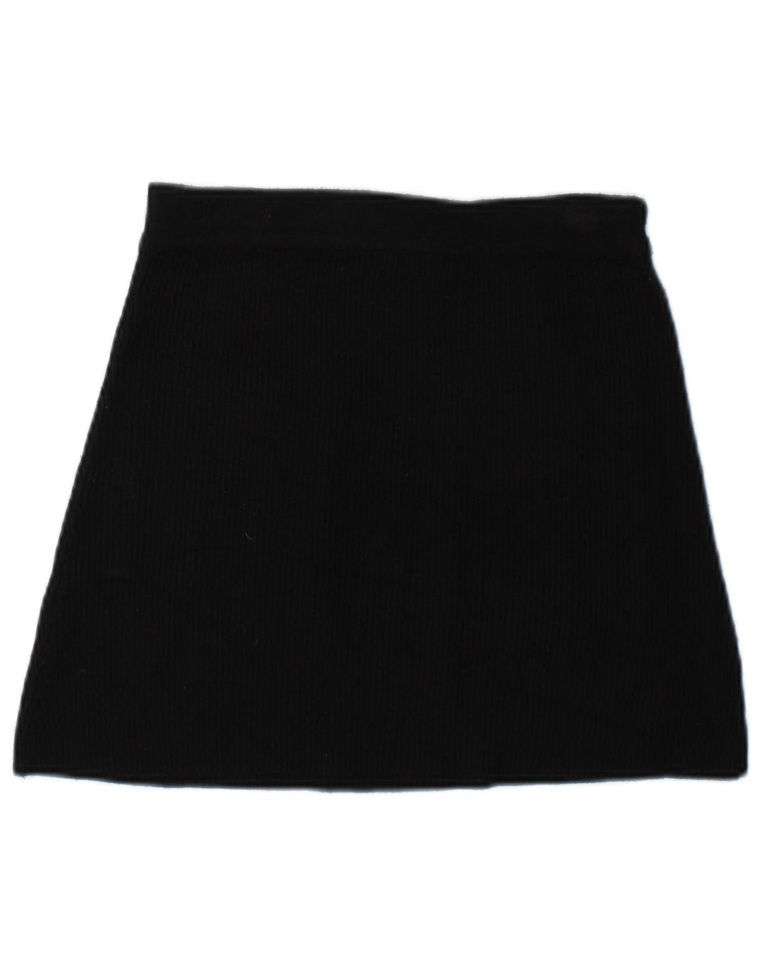 Zara ženska pletena mini suknja mala W26 crna viskoza