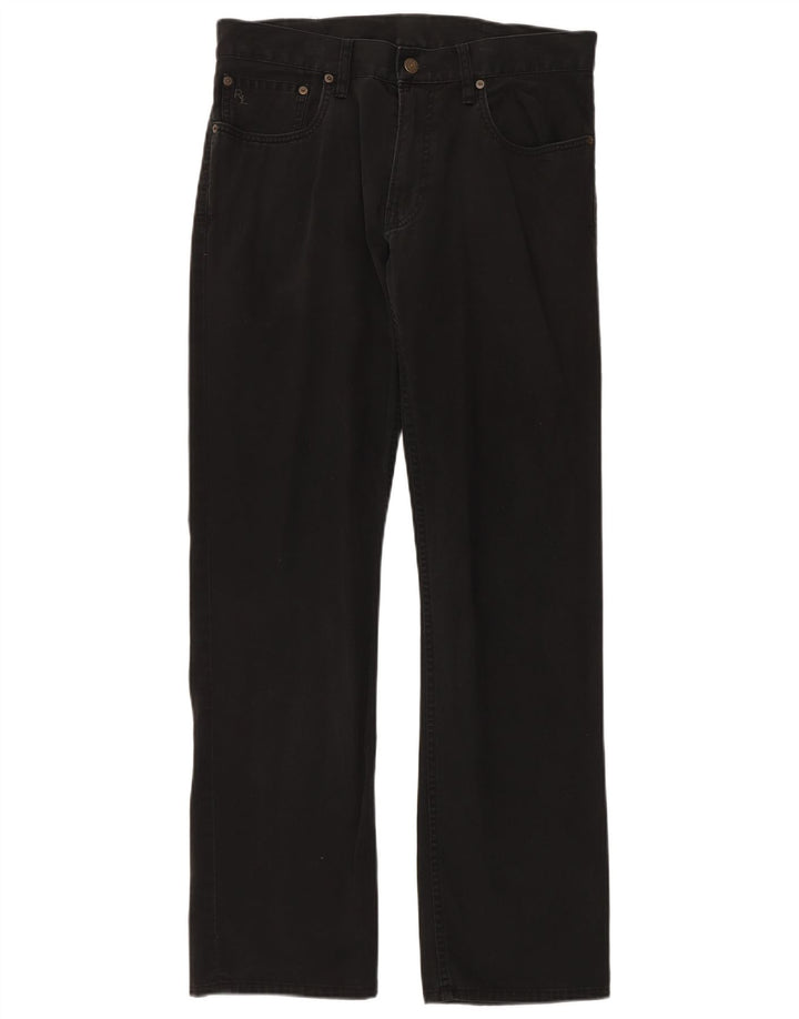 POLO RALPH LAUREN Muške ravne traperice W32 L32 crni pamuk