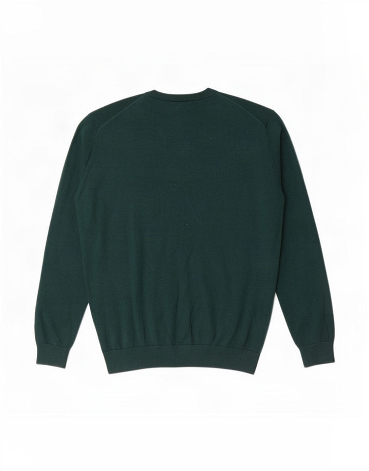 Lacoste muški džemper s V-izrezom, veličina 6 XL, zeleni