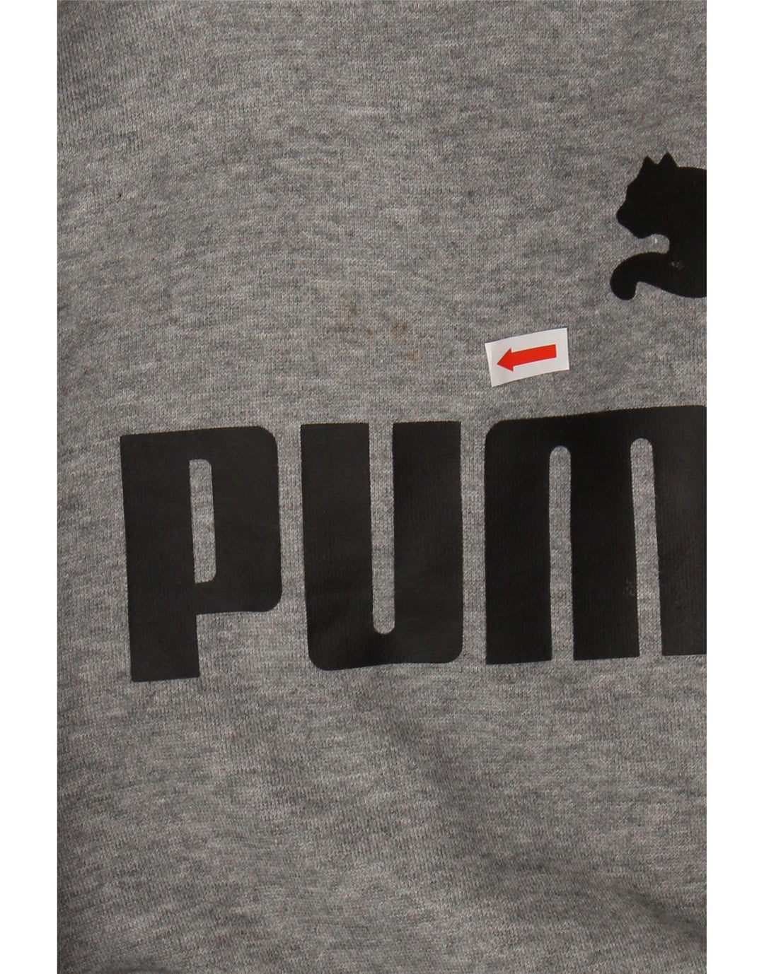 PUMA majica s kapuljačom s grafičkim motivima 9-10 godina, siva