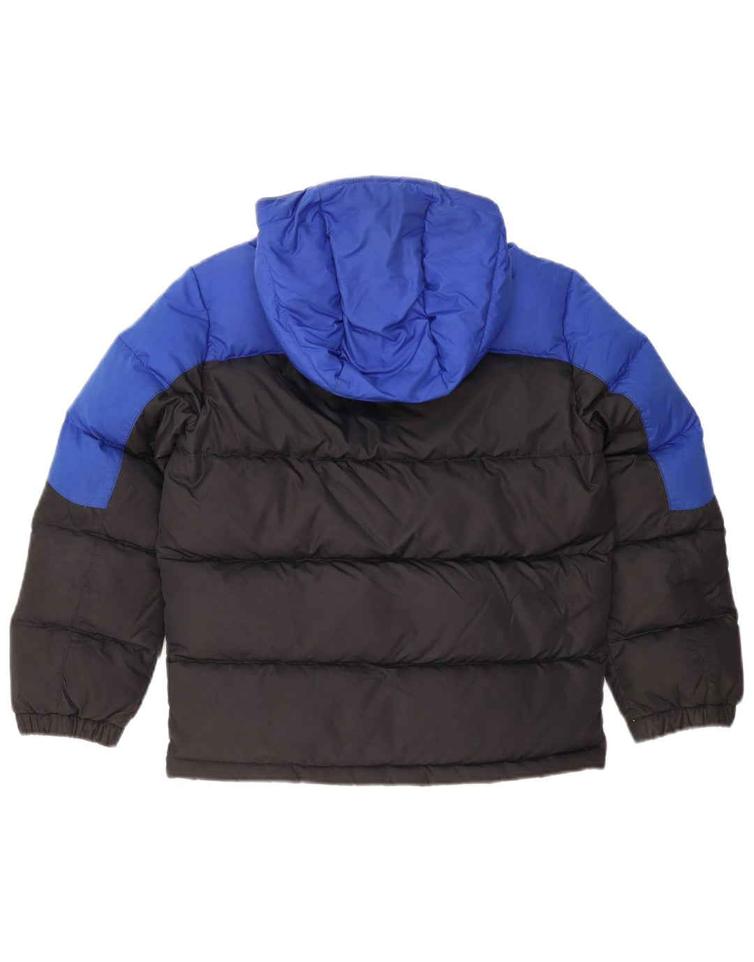 Podstavljena jakna Polo Ralph Lauren za dječake 10-11 godina srednje crne boje