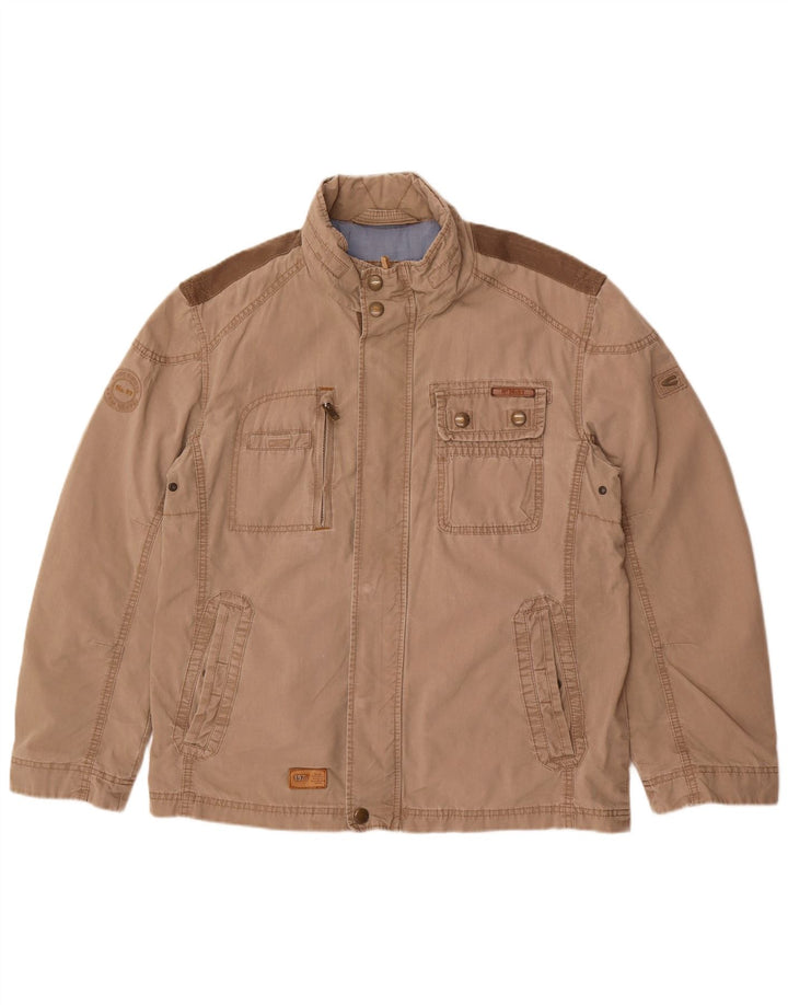 Camel Active muška pomoćna jakna UK 40 Large Beige Colourblock