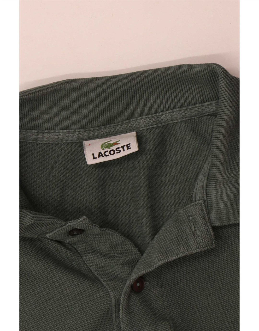 Lacoste muška polo majica veličine 4, srednje zeleni pamuk