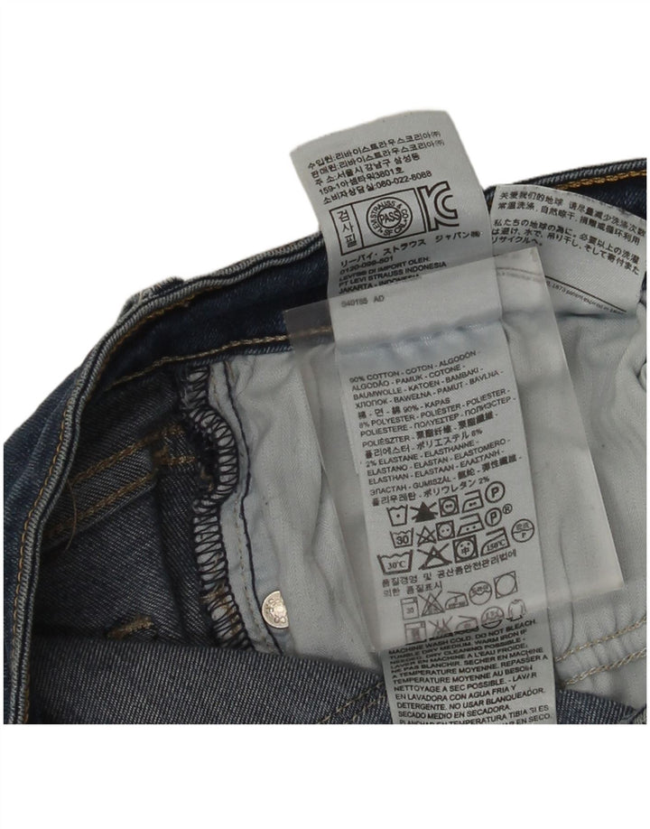 Levi's ženske uske traperice W32 L32 tamnoplavi pamuk