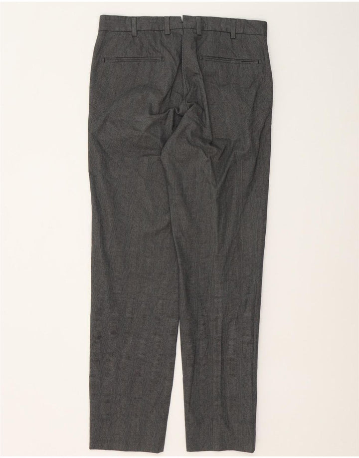 MASSIMO DUTTI Hlače za muško odijelo EU 40 Srednje W31 L31 Siva houndstooth