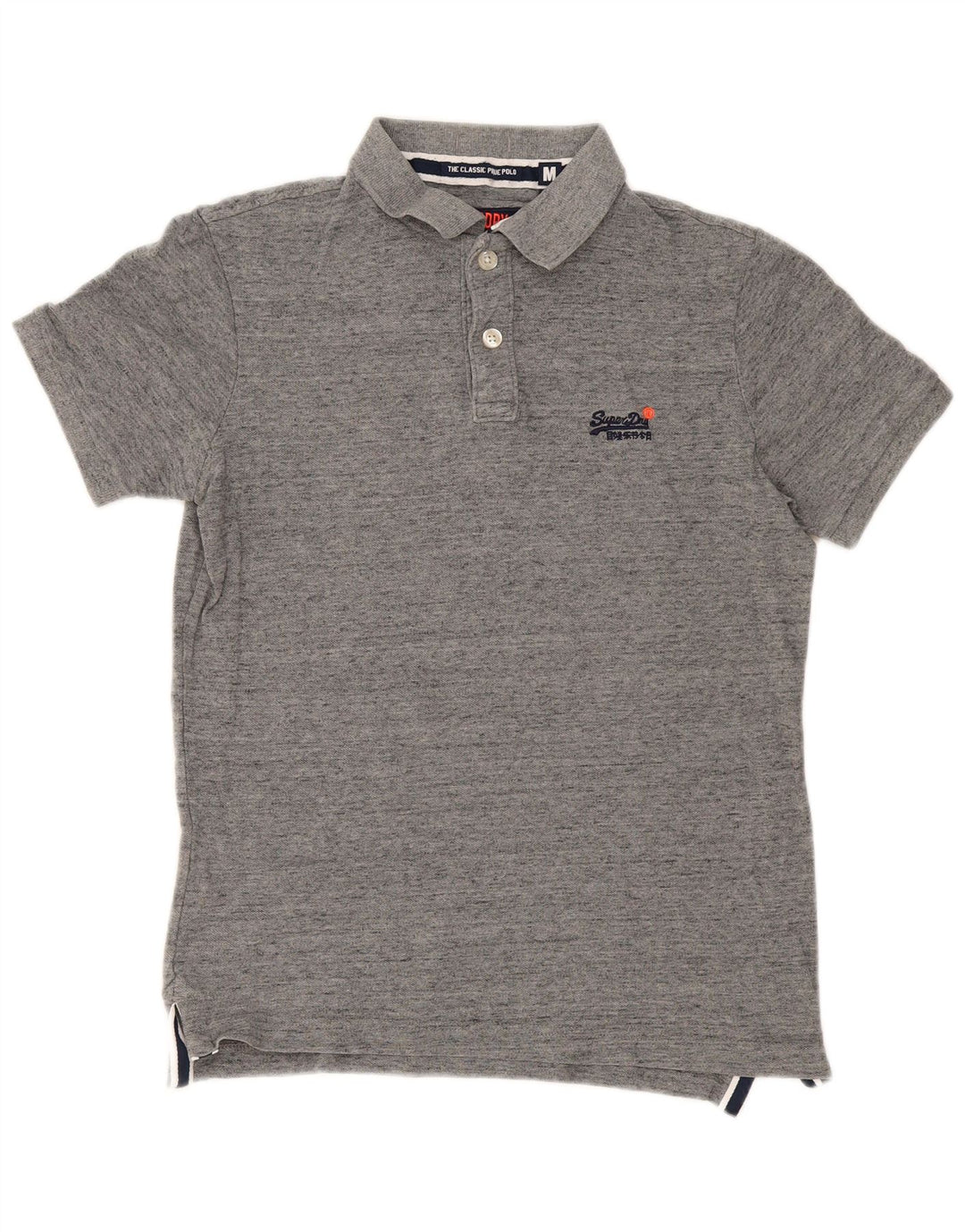 Superdry muška polo majica srednje siva s pjegama