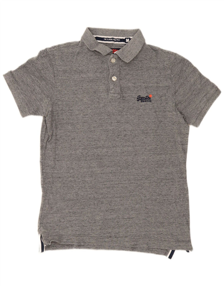 Superdry muška polo majica srednje siva s pjegama
