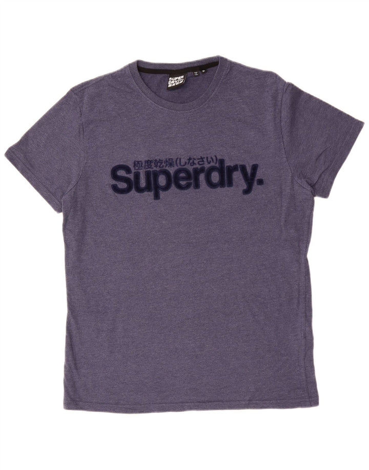 SUPERDRY muška grafička majica kratkih rukava XL, plavi pamuk