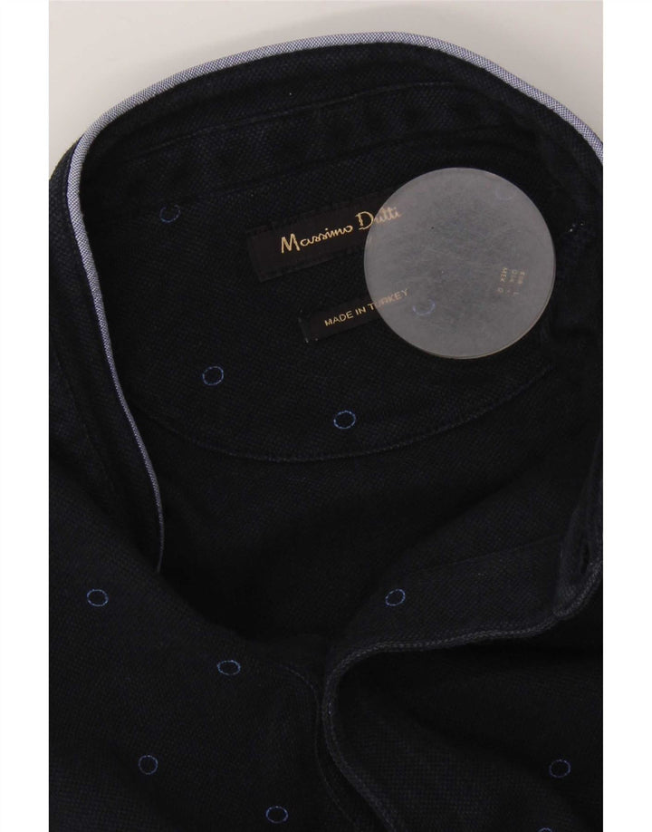 Massimo Dutti muška polo majica velika tamnoplava točkasta