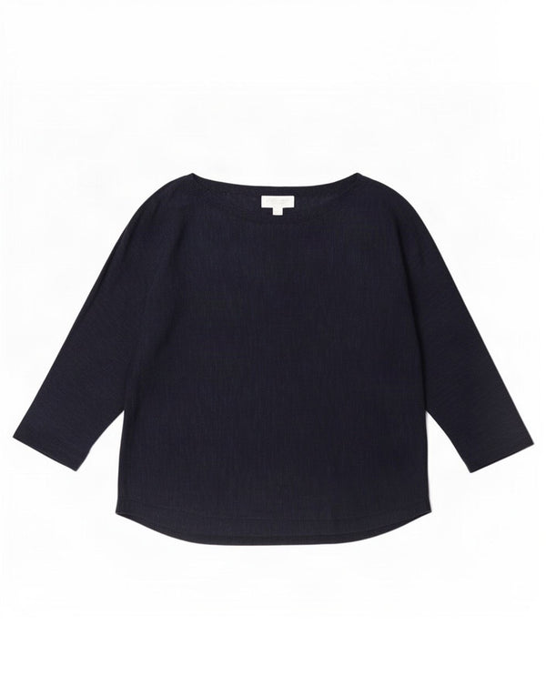 The White Company Ženski gornji dio s 3/4 rukava UK 10 Mali tamnoplavi