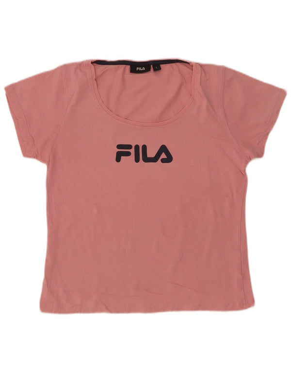 Fila ženska majica kratkih rukava s grafičkim motivima UK 14 velika ružičasta