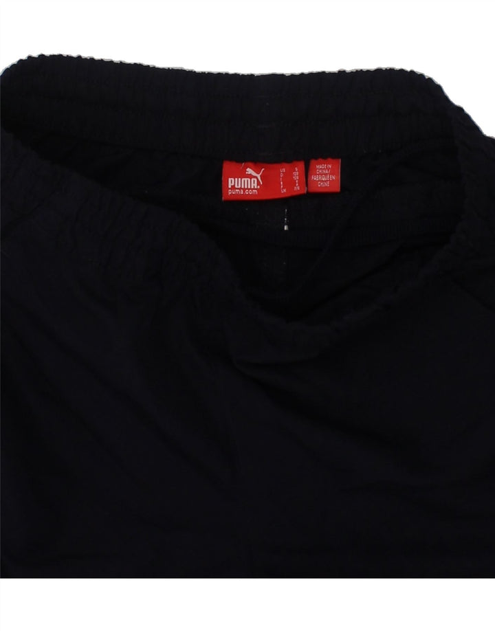 PUMA Boys Bermuda Sport Shorts 7-8 Years Small Navy Blue Vintage Puma and Second-Hand Puma from Messina Hembry 