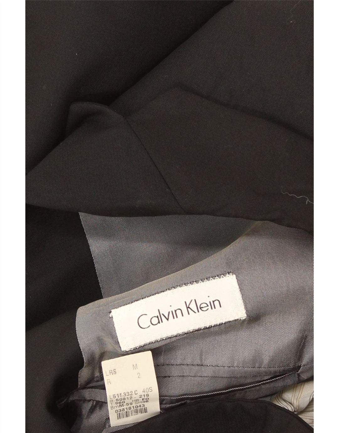 Calvin Klein muška jakna sa 3 gumba UK 38 srednje crna vuna