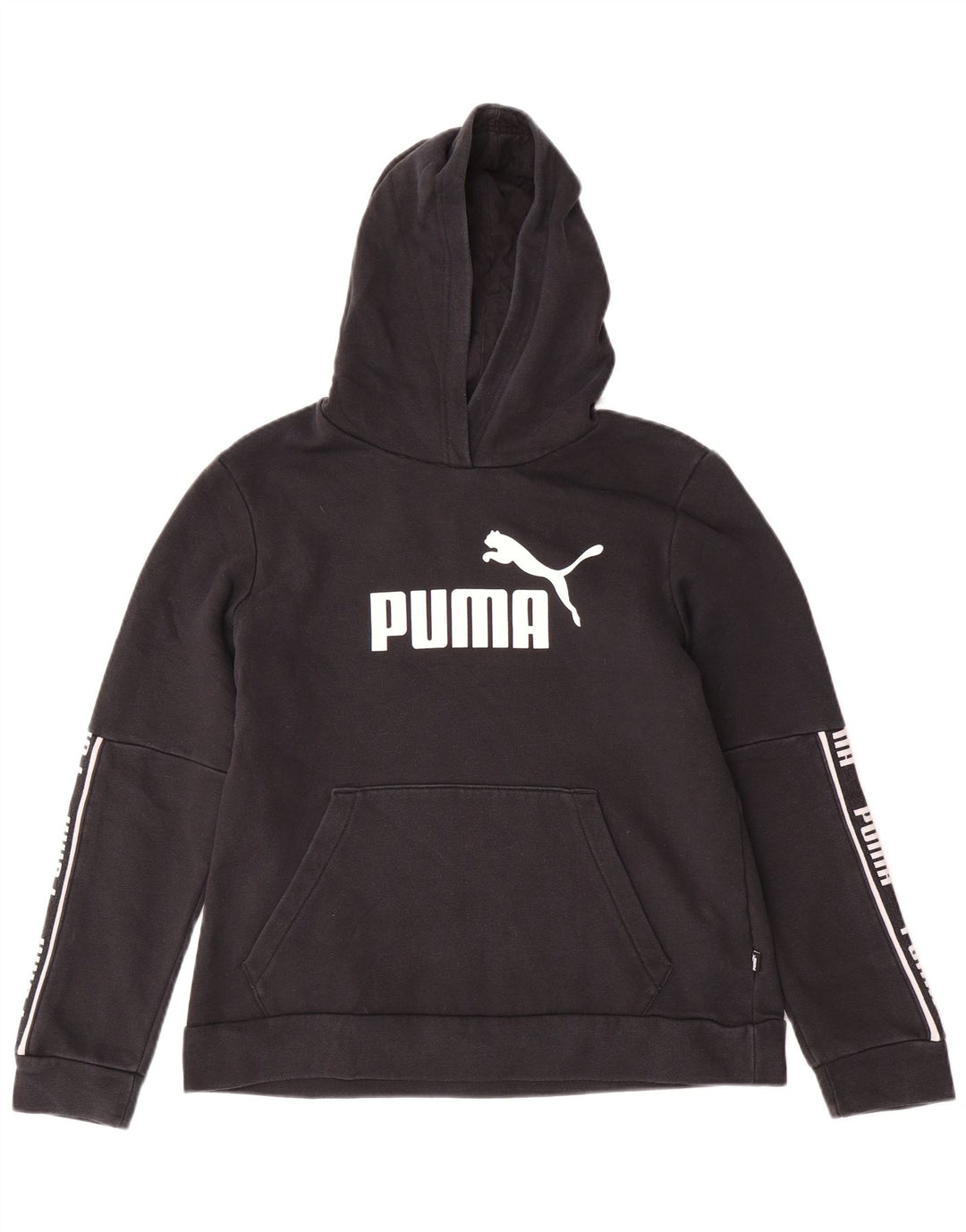 PUMA Ženska majica s kapuljačom s kapuljačom UK 18 XL crni pamuk