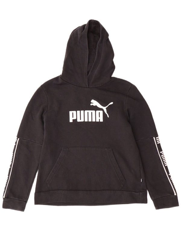 PUMA Ženska majica s kapuljačom s kapuljačom UK 18 XL crni pamuk