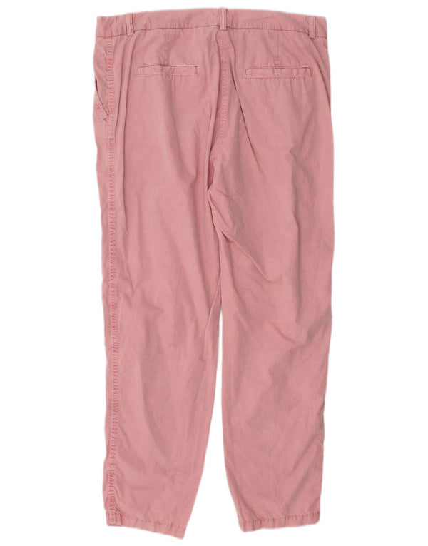 Marks & Spencer ženske ravne chino hlače UK 14 Large W34 L27 Pink