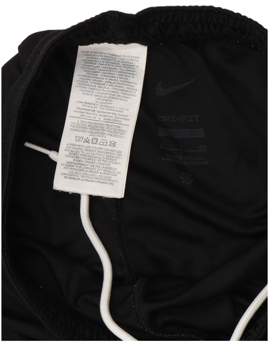 Male crne sportske kratke hlače Nike Dri Fit od poliestera