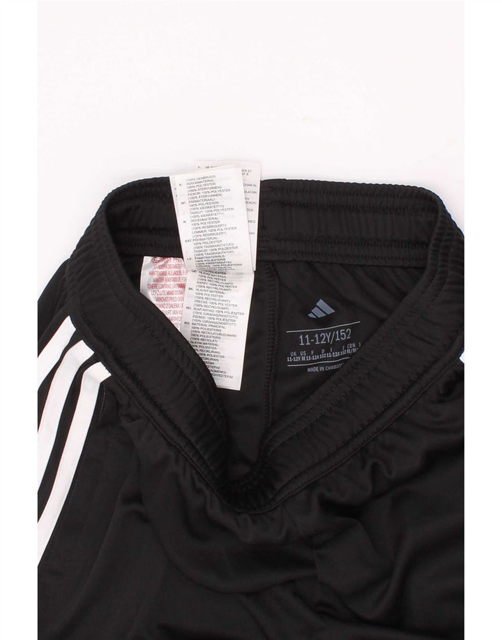 Adidas kratke sportske hlače za dječake 11-12 godina, crni poliester