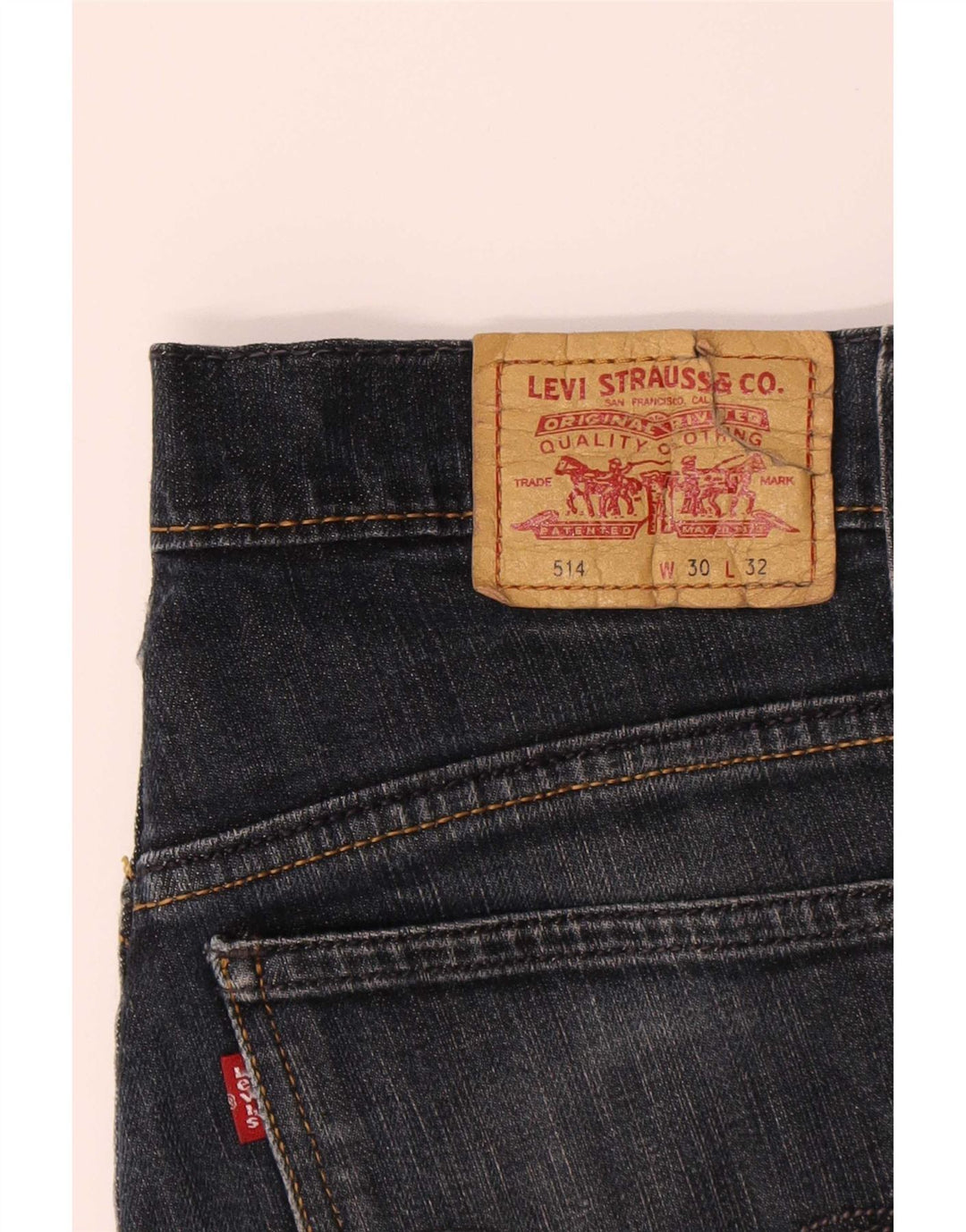 Levi's ženske 514 Bootcut traperice W30 L32 tamnoplavi pamuk