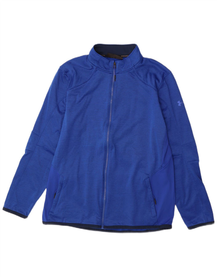 UNDER ARMOUR Muška trenirka Cold Gear Gornja jakna UK 42 XL plavi poliester
