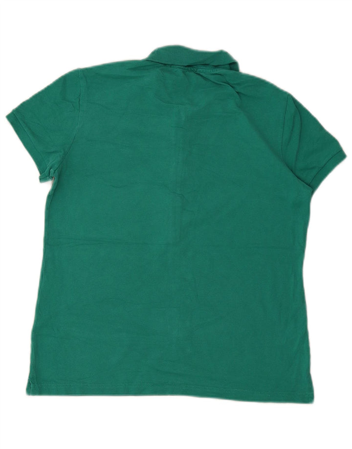 Lacoste ženska polo majica veličine 40, srednje zeleni pamuk